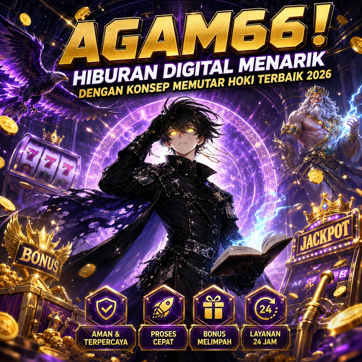 banner AGAM66 ! Hiburan Digital Menarik Dengan Konsep Memutar Hoki Terbaik 2026